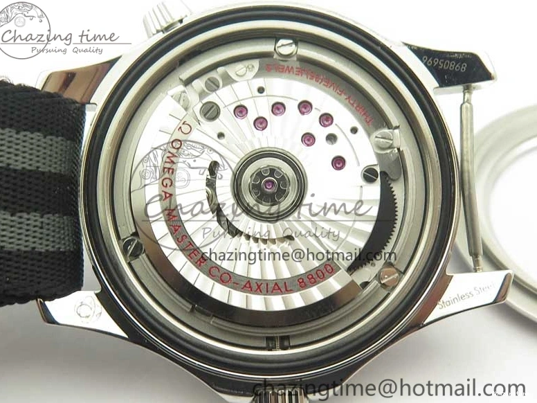 0324 2018 Seamaster Diver 300M VSF Best Edition Black Ceramic Dial on Black Gray Nato Strap A Unique 8057